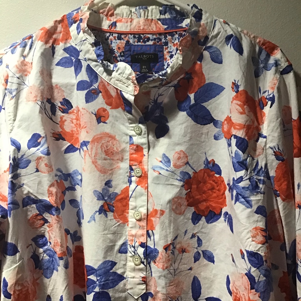 Talbots Popover Top - Picture 5 of 5